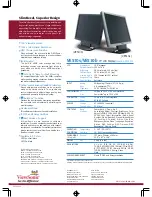 Preview for 2 page of ViewSonic VE510 Specifications