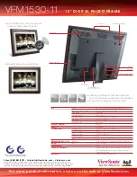 Preview for 2 page of ViewSonic VFM1530-11 Specification Sheet