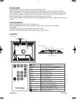 Preview for 6 page of ViewSonic VFM1586 User Manual