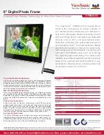 Предварительный просмотр 1 страницы ViewSonic VFM820-50 Datasheet