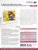 Предварительный просмотр 1 страницы ViewSonic VFM820-70 Datasheet