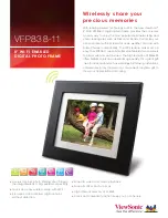 ViewSonic VFP838-11 Datasheet preview