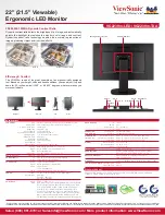 Предварительный просмотр 2 страницы ViewSonic VG2239m-LED Datasheet