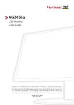 ViewSonic VG2456a User Manual preview