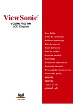 Предварительный просмотр 1 страницы ViewSonic VG510B - 15" LCD Monitor User Manual