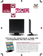 Предварительный просмотр 1 страницы ViewSonic VG510b, VG510s Specifications