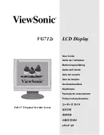 ViewSonic VG712s User Manual preview