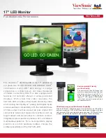 Preview for 1 page of ViewSonic VG732m-LED Specifications