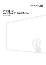 ViewSonic ViewBoard Cast Button User Manual preview