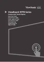 Предварительный просмотр 1 страницы ViewSonic ViewBoard IFP6570 Quick Start Manual