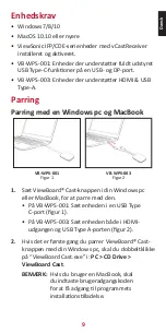 Предварительный просмотр 9 страницы ViewSonic ViewBoard VB-WPS-001 User Manual