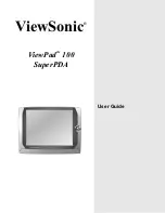 Preview for 1 page of ViewSonic VIEWPAD 100 - VIEWPAD 100 User Manual