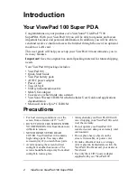 Preview for 10 page of ViewSonic VIEWPAD 100 - VIEWPAD 100 User Manual