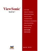 Предварительный просмотр 1 страницы ViewSonic ViewPad 7 (Dutch) Gebruikershandleiding