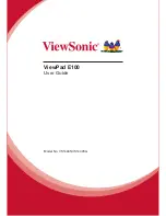 ViewSonic ViewPad E100 User Manual предпросмотр