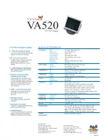 Preview for 2 page of ViewSonic ViewPanel VA520 Specifications