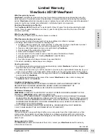 Preview for 14 page of ViewSonic ViewPanel VE150 User Manual