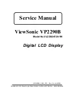 Preview for 1 page of ViewSonic VLCDS24728-1W Service Manual