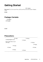 Preview for 4 page of ViewSonic VLCDS25973-1W User Manual