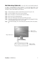 Предварительный просмотр 9 страницы ViewSonic VLED221WM - 22" LCD Monitor User Manual