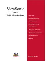 ViewSonic VMP72 User Manual preview