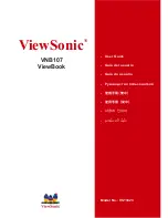 ViewSonic VNB107 ViewBook User Manual preview