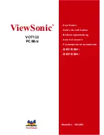 ViewSonic VOT132 - 2 GB RAM User Manual preview