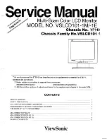 Предварительный просмотр 51 страницы ViewSonic VP140 VSLCD101-1 Service Manual