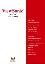 Preview for 1 page of ViewSonic VP2130B - 21.3" LCD Monitor User Manual