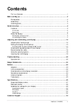 Preview for 2 page of ViewSonic VP2290B - 22.2" LCD Monitor User Manual