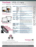 Предварительный просмотр 2 страницы ViewSonic VP912B Brochure