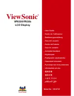 Предварительный просмотр 1 страницы ViewSonic VP930 User Manual