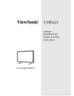 Preview for 1 page of ViewSonic VPLSM 22554-1W User Manual