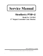 Preview for 1 page of ViewSonic VS11262 Service Manual