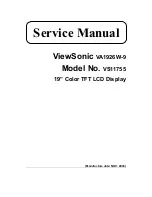 Preview for 1 page of ViewSonic VS11755 Service Manual