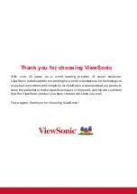 Preview for 2 page of ViewSonic VS16155 User Manual