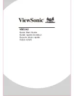 ViewSonic VSD242 Quick Start Manual предпросмотр