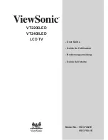 ViewSonic VT2405LED User Manual preview