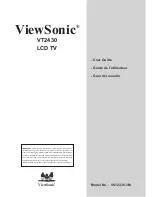 Preview for 1 page of ViewSonic VT2430 - 24" LCD TV User Manual