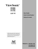 Предварительный просмотр 1 страницы ViewSonic VT3245 - 32" LCD TV User Manual