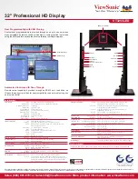 Preview for 2 page of ViewSonic VT3255LED Datasheet