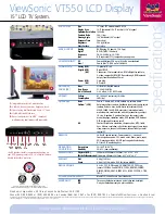 Preview for 2 page of ViewSonic VT550 Brochure & Specs