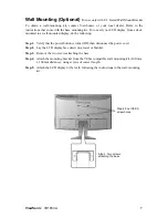 Предварительный просмотр 9 страницы ViewSonic VX1933W User Manual