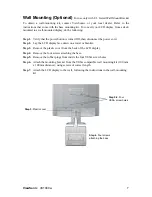 Preview for 9 page of ViewSonic VX1940W - 19" LCD Monitor User Manual