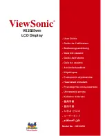 ViewSonic VX2025wm VS10859 User Manual предпросмотр