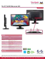 Предварительный просмотр 2 страницы ViewSonic VX2336s-LED Specifications