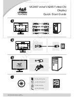 Предварительный просмотр 1 страницы ViewSonic VX2457-mhd Quick Start Manual