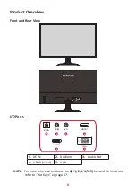 Предварительный просмотр 8 страницы ViewSonic VX2481-MH User Manual