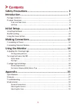 Preview for 5 page of ViewSonic VX2705-2KP-mhd User Manual