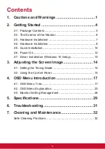 Preview for 3 page of ViewSonic VX3217-2KC-mhd User Manual